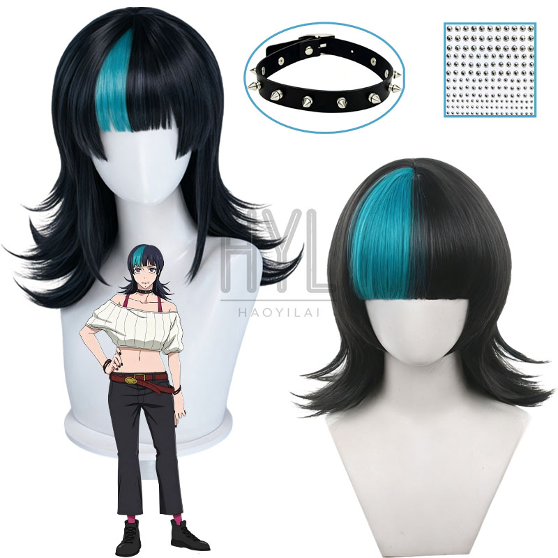 Anime Cosplay Blue Hair - Anime Kirara Hoshi Cosplay Pruik Zwart