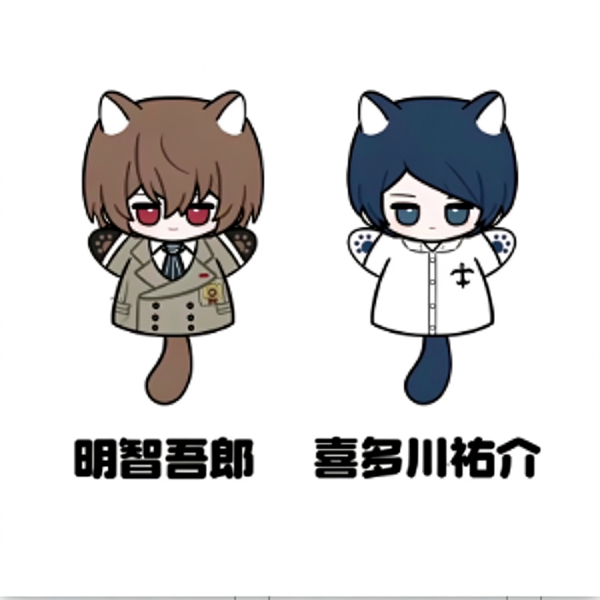 Kitagawa Anime Cosplay - 25CM Anime Akechi Goro Yusuke Kitagawa