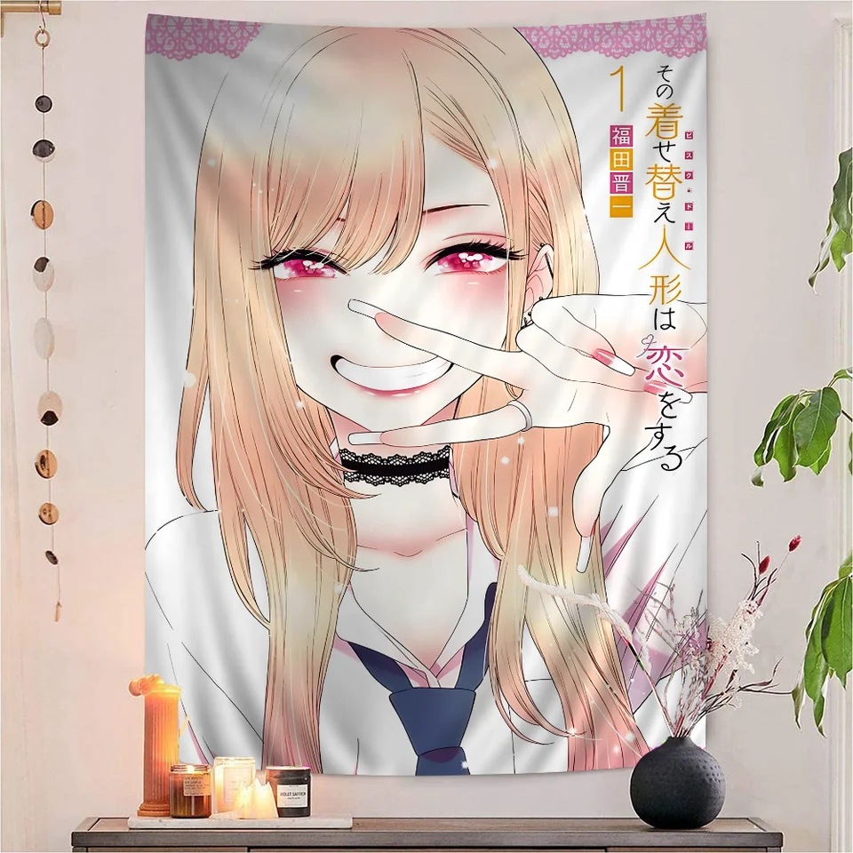 Kitagawa Anime Cosplay - Hot My Dress-Up Darling Anime Wandtapijt