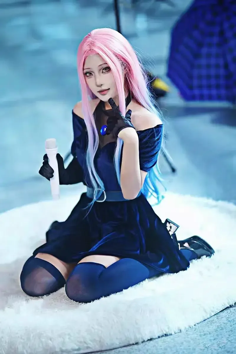 Mizi Cosplay Kostuum Anime Ali - Anime Cosplay Blue Hair recensie en prijs