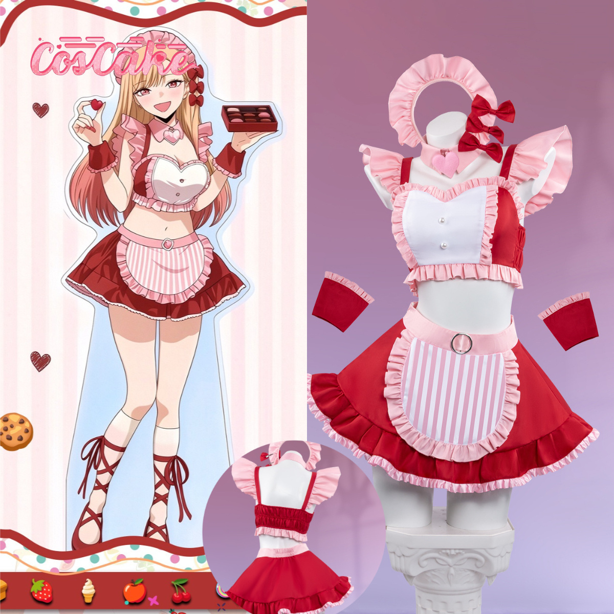 Mijn Dress-Up Darling Marin Ki - Kitagawa Anime Cosplay recensie en prijs