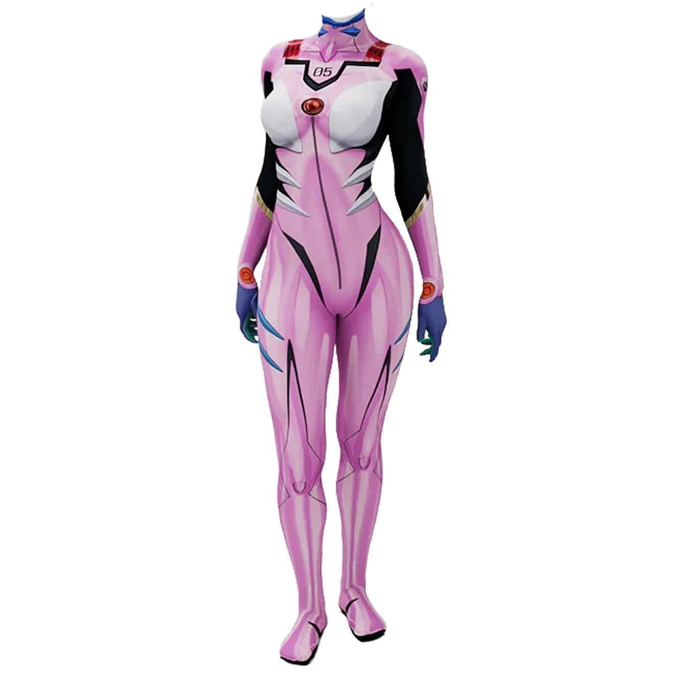 Anime EVA 05 Makinami Cosplay  - Anime Cosplay Jumpsuit recensie en prijs