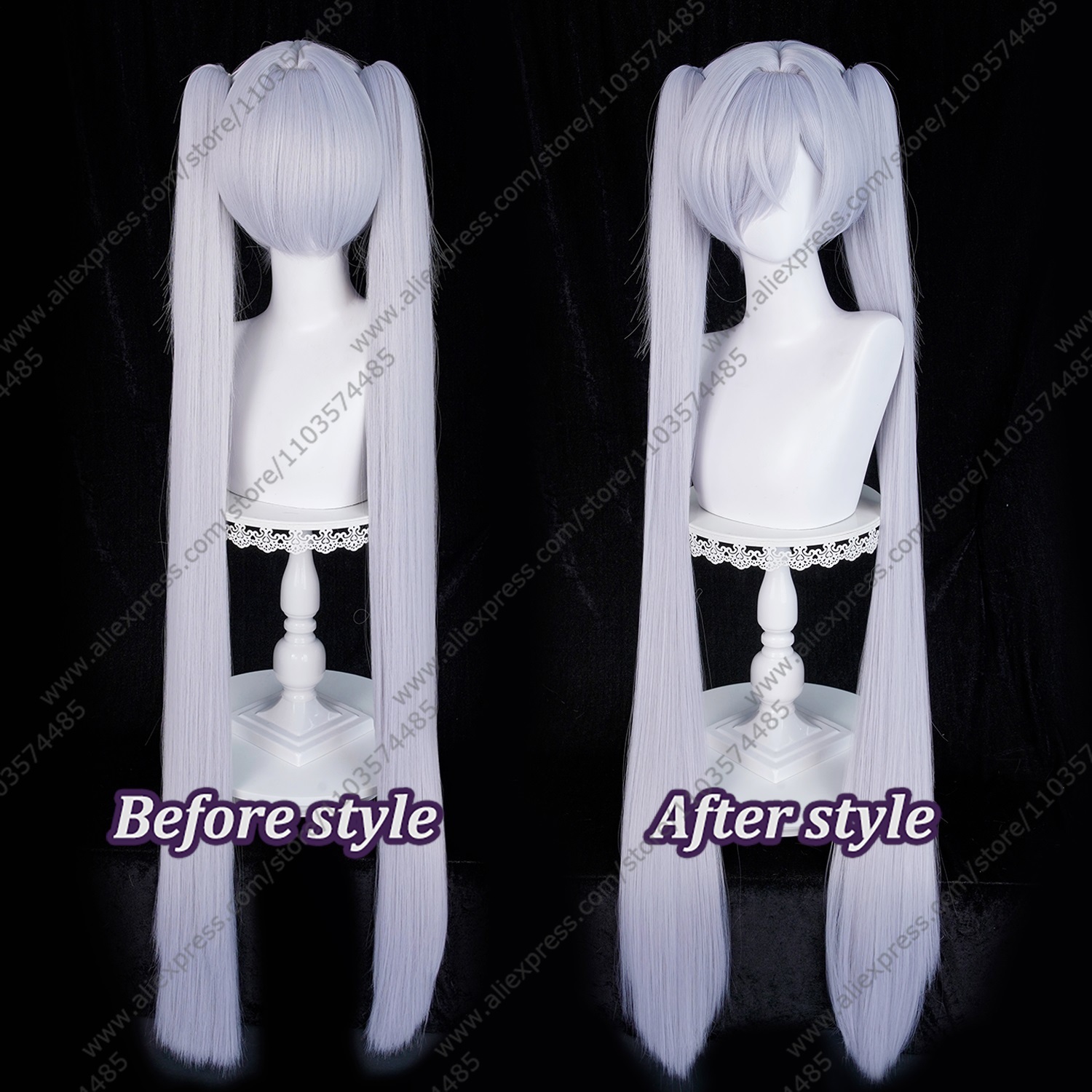 Anime Cinderella Cosplay Pruik - Anime Cosplay Blue Hair recensie en prijs
